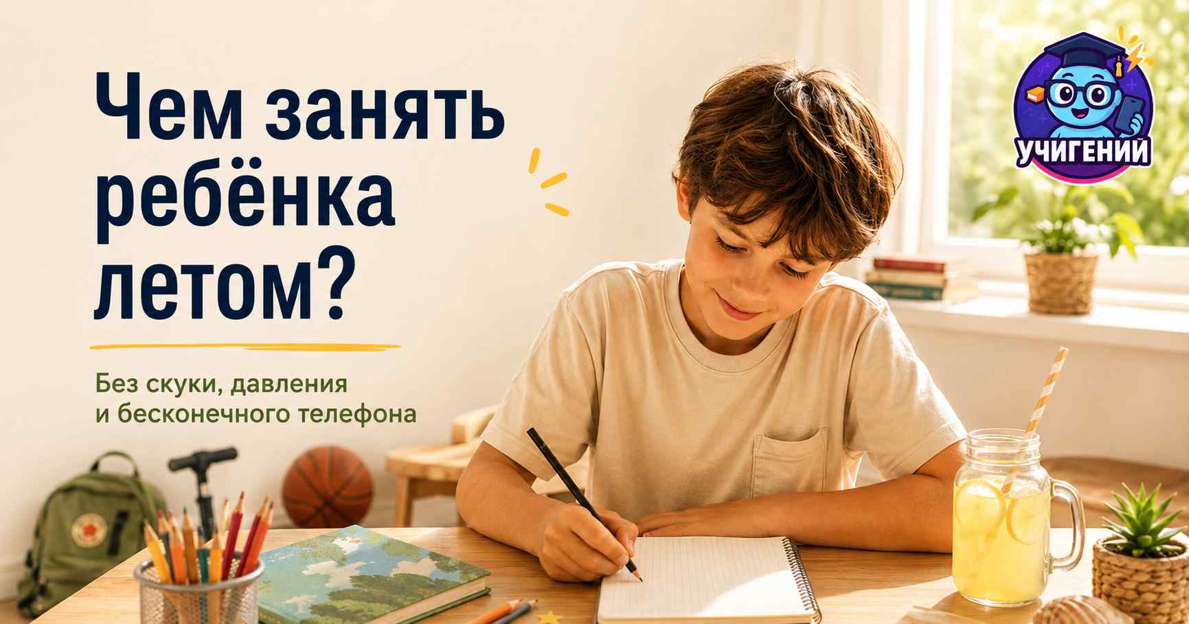 Чем занять ребёнка летом, чтобы каникулы не превратились в телефон, диван и «мам, мне скучно»